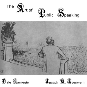 Audiobook The Art of Public Speaking