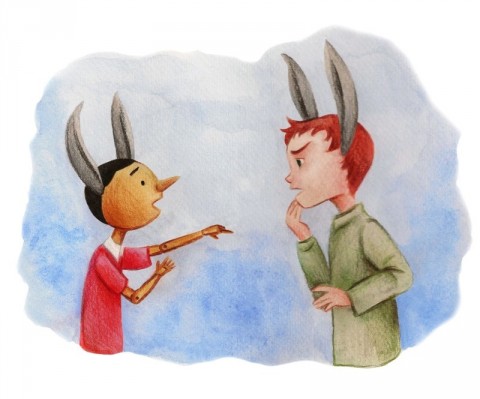 Аудіокнига Pinocchio, Chapter 32: Donkey’s Ears