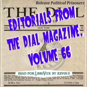 Аудіокнига Editorials from The Dial magazine, Volume 66