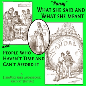 Audiobook What She Said and What She Meant, and People Who Haven't Time and Can't Afford It