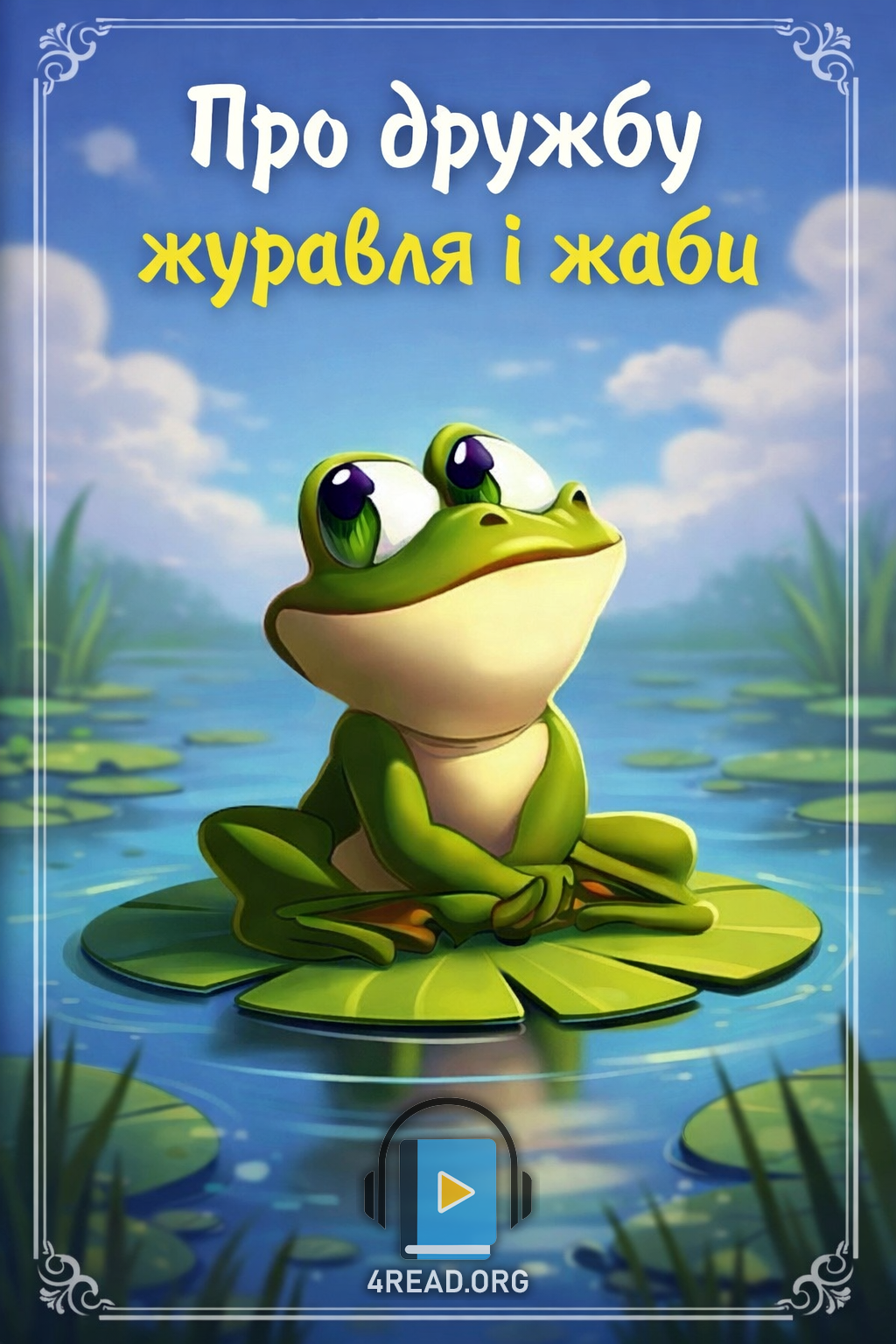 Cлушать аудиокнигу Про дружбу журавля та жаби