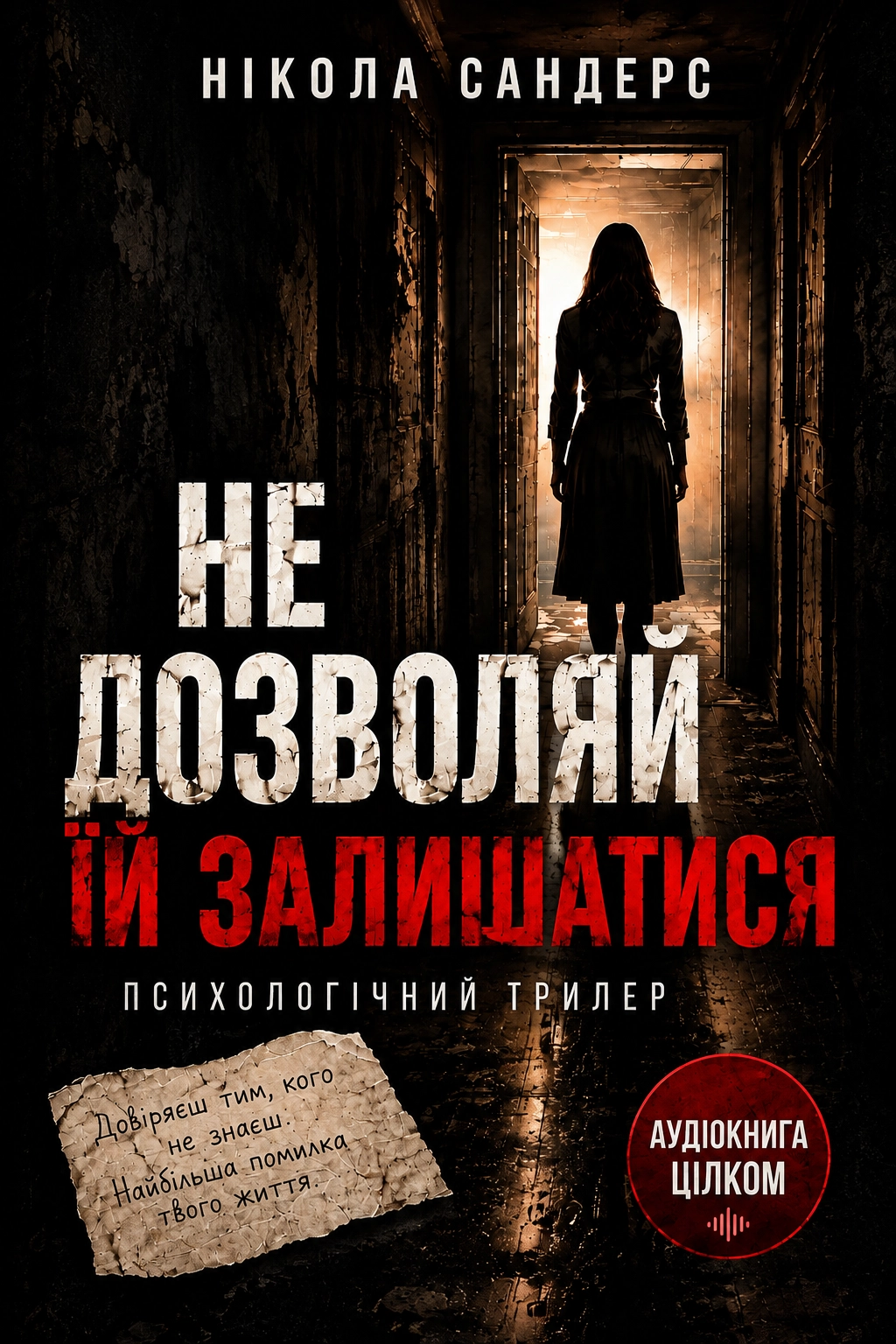Аудіокнига Не дозволяй їй залишатися